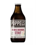Poppels Rhum and Bourbon Stout øl